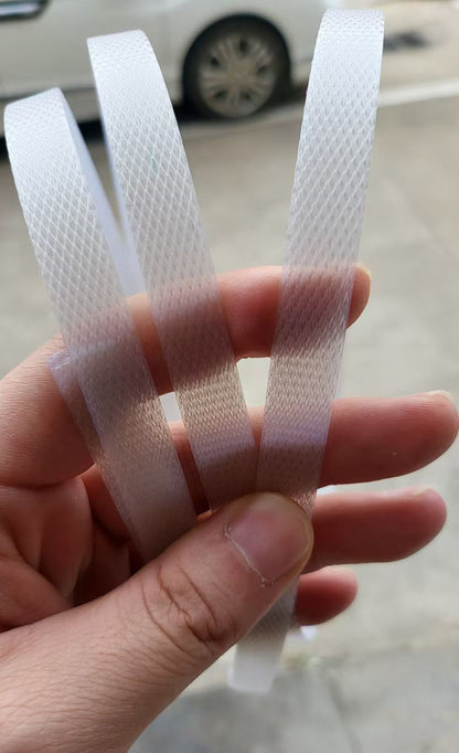 Konnfeir Hand Grade Polypropylene (PP) Strapping Coil 0.059" x 0.0315" 330lbs Break Strength White Poly Strap for Manual Packing Box Packing Strapping